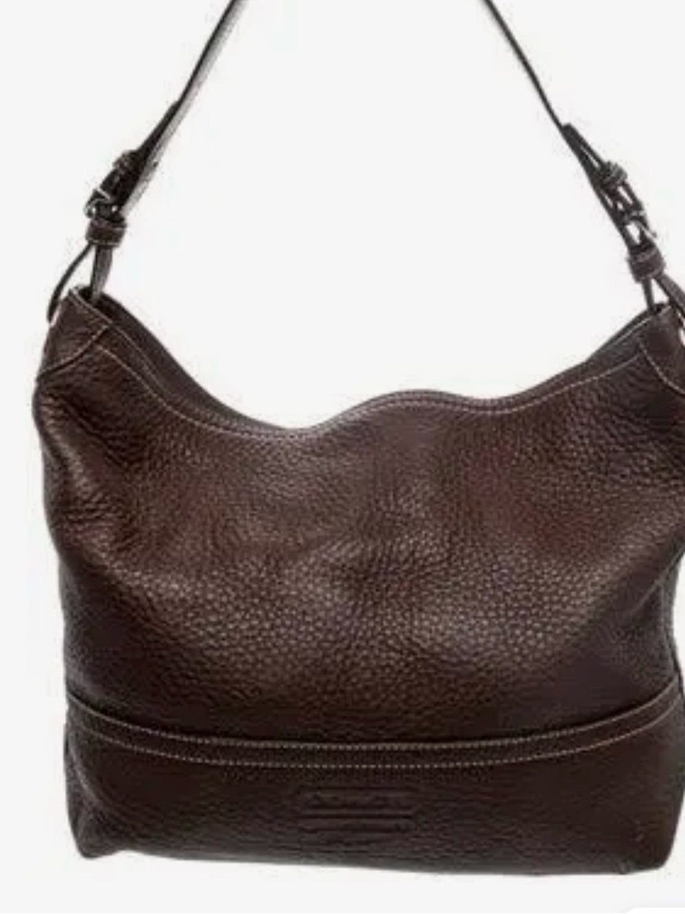 Coach Brown Vintage 5715 Leather Hobo Shoulder Bag